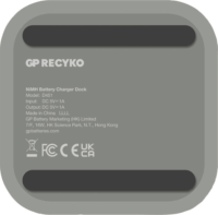 GP ReCyko M452 4port LCD Modell AA/AAA NiMH Akkumulátor töltő + 4db elem (4xAA - 2600mAh)