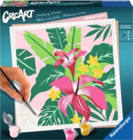Ravensburger CreArt - Tropical Plants számfestő készlet
