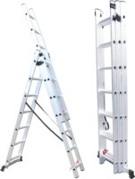 Fieldmann FZZ 4307 3x7 lépcsőfokos alumínium létra