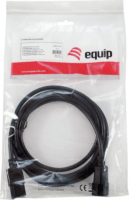 Equip 112101 250V Tápkábel hosszabbító 3m - Fekete