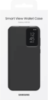 Samsung Galaxy A35 5G Smart View Wallet Flip Tok - Fekete