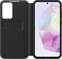 Samsung Galaxy A35 5G Smart View Wallet Flip Tok - Fekete