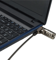 Conceptronic CUSTODIO01BS Számzáras laptop zár - 1.8m