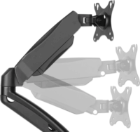 Manhattan 462501 17"-32" Monitor asztali tartó kar - Fekete (2 kijelző)