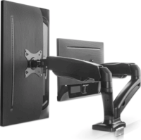 Manhattan 462501 17"-32" Monitor asztali tartó kar - Fekete (2 kijelző)