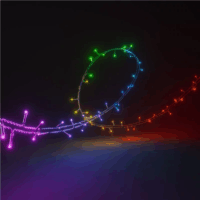 Nanoleaf NF084K02-20XLS Kül-/Beltéri LED fényfüzér 20m - Színes