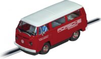 Carrera Digital 132 VW Bus T2b Porsche Renndienst pályaautó - Piros/fehér