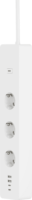 WOOX R6132 Okos WiFi Hálózati elosztó 3 aljzatos + 2x USB-A / 2x USB-C 1,5m - Fehér