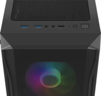 Natec Fury Shobo SH4F RGB Számítógépház - Fekete