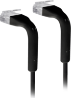 UBiQUiTi UniFi CAT6 Derékszögű patch kábel 1m - Fekete