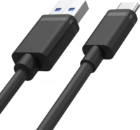 Unitek Y-C481BK USB-A apa - USB-C apa 2.0 Adat és töltőkábel - Fekete (0.5m)