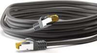 Goobay S/FTP CAT 6A Patch kábel + CAT 7 nyers kábel 10m - Fekete