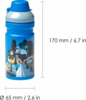 LEGO® City 390ml Gyerek Kulacs - Mintás