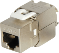 Equip 767213 CAT6 Árnyékolt szerszám nélküli Keystone modul (8db/csomag)