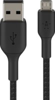 Belkin BoostCharge USB-A apa - MicroUSB-B apa 2.0 Adat és töltő kábel - Fekete (1m)