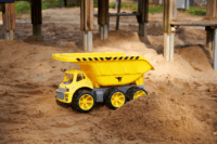 BIG Power Worker Mega Billenőplatós Dömper 65cm - Sárga