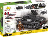 Cobi Blocks Historical Collection WWII Panzer III Ausf. J Tank 590 darabos építőjáték