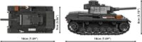 Cobi Blocks Historical Collection WWII Panzer III Ausf. J Tank 590 darabos építőjáték