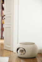 Curver Knit Kisállat fekhely/házikó - Bézs (57 x 58 x 24 cm)