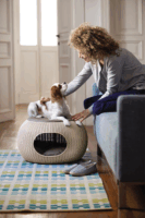 Curver Knit Kisállat fekhely/házikó - Bézs (57 x 58 x 24 cm)