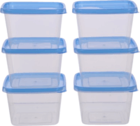 TOO KT-152 Műanyag ételtároló készlet 1L (6 db / csomag)