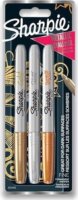 Sharpie Metallic Textilmarker készlet - Vegyes színek (3 db / csomag)