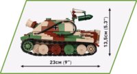 Cobi Sturmmorser Sturmtiger Tank 1100 darabos Építőjáték