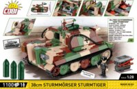 Cobi Sturmmorser Sturmtiger Tank 1100 darabos Építőjáték