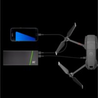 Green Cell PowerStream USB-A apa - MicroUSB-B apa 2.0 Adat és töltő kábel - Fekete (1.2m)