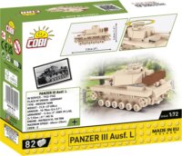 Cobi Panzer III Ausf.L Tank 82 darabos Építőjáték