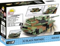 Cobi K2 Black Panther Tank 160 darabos építő játék készlet