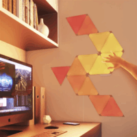 Nanoleaf Shapes Triangles Fali LED Dekorációs Lámpa készlet (3 db / csomag)
