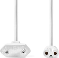 Nedis CEGL11040WT50 220V Hálózati tápkábel 5m - Fehér
