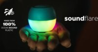 Boompods Soundflare Hordozható bluetooth hangszóró - Fehér