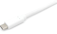 Equip 128364 USB-A apa - USB-C apa 3.2 Gen1 Adat és töltőkábel - Fehér (2m)