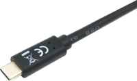 Equip 128346 USB-C apa - USB-C apa 3.2 Gen1 Adat és töltőkábel - Fekete (1m)