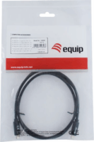 Equip 128346 USB-C apa - USB-C apa 3.2 Gen1 Adat és töltőkábel - Fekete (1m)