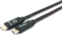 Equip 128346 USB-C apa - USB-C apa 3.2 Gen1 Adat és töltőkábel - Fekete (1m)