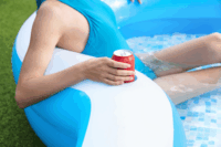 Bestway 54321 Sunsational Family Felfújható gyerek medence - 305x274x46 cm