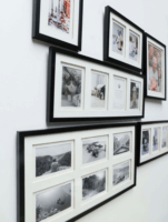 Deknudt S65KK2 34.5x64 Képkeret - Fekete