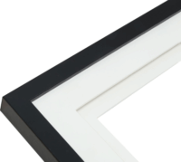 Deknudt S65KK2 34.5x64 Képkeret - Fekete