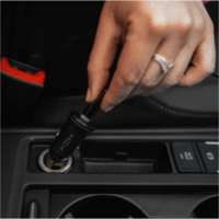 Fixed USB Type-C Autós töltő + USB Type-C kábel - Fekete (20W)