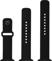Fixed Sporty Strap Apple Watch Ultra Szilikon szíj 49 mm - Fekete