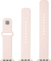 Fixed Sporty Strap Apple Watch Szilikon szíj 42/44/45 mm - Rózsaszín
