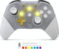 Armor3 NuChamp Nintendo Switch LED Wireless kontroller - Átlátszó
