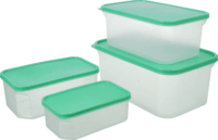 TOO KT-144 Műanyag ételtároló készlet (4 db / csomag)