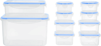 TOO KT-143 Műanyag ételtároló készlet (10 db / csomag)