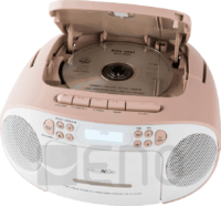 Reflexion Boombox CD-s rádió - Fehér/Rózsaszín