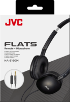 JVC FLATS Vezetékes Headset - Fekete