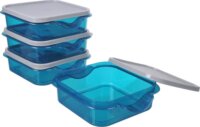 TOO KT-160 4x1.5L Műanyag ételtároló készlet 4x1.5L (4 db / csomag)